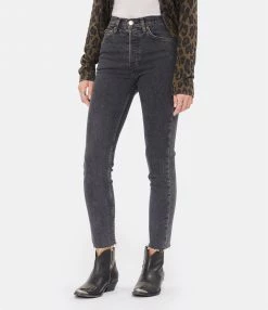RE/DONE Jean 90s High Rise Ankle Crop Denim Noir 7 RE/DONE Jean 90s High Rise Ankle Crop Denim Noir -Boutique UGG unnamed file 1033