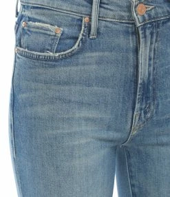 Alternative view of MOTHER Jean The Insider Crop Step Fray Denim Scenic Route