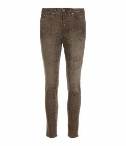 GOLDEN GOOSE Jean Golden Denim Léopard