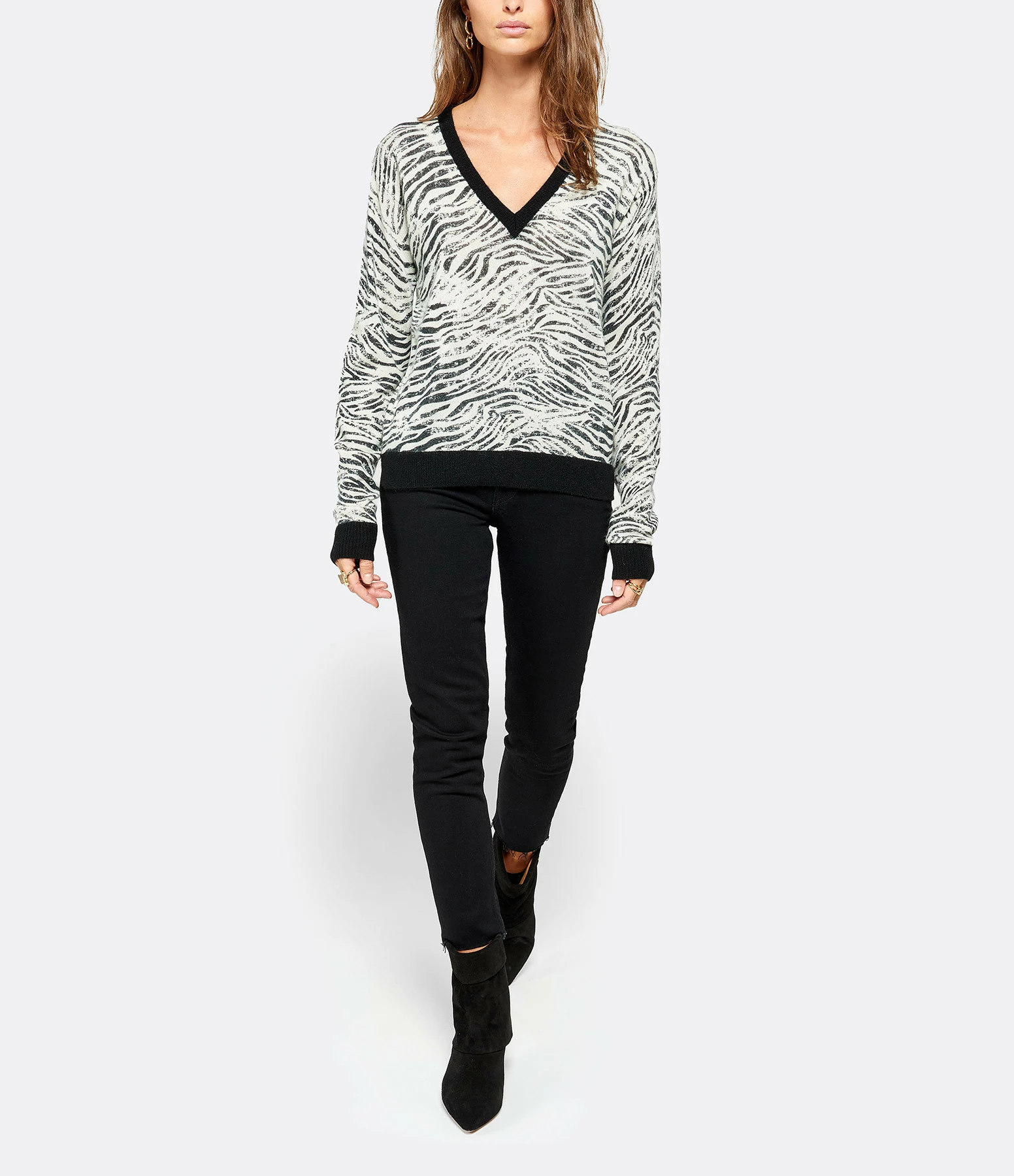 RE/DONE Jean Crop Taille Haute Noir 3 RE/DONE Jean Crop Taille Haute Noir - Image 3
