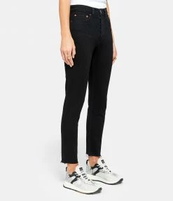 RE/DONE Jean Crop Taille Haute Noir 9 RE/DONE Jean Crop Taille Haute Noir -Boutique UGG unnamed file 1094