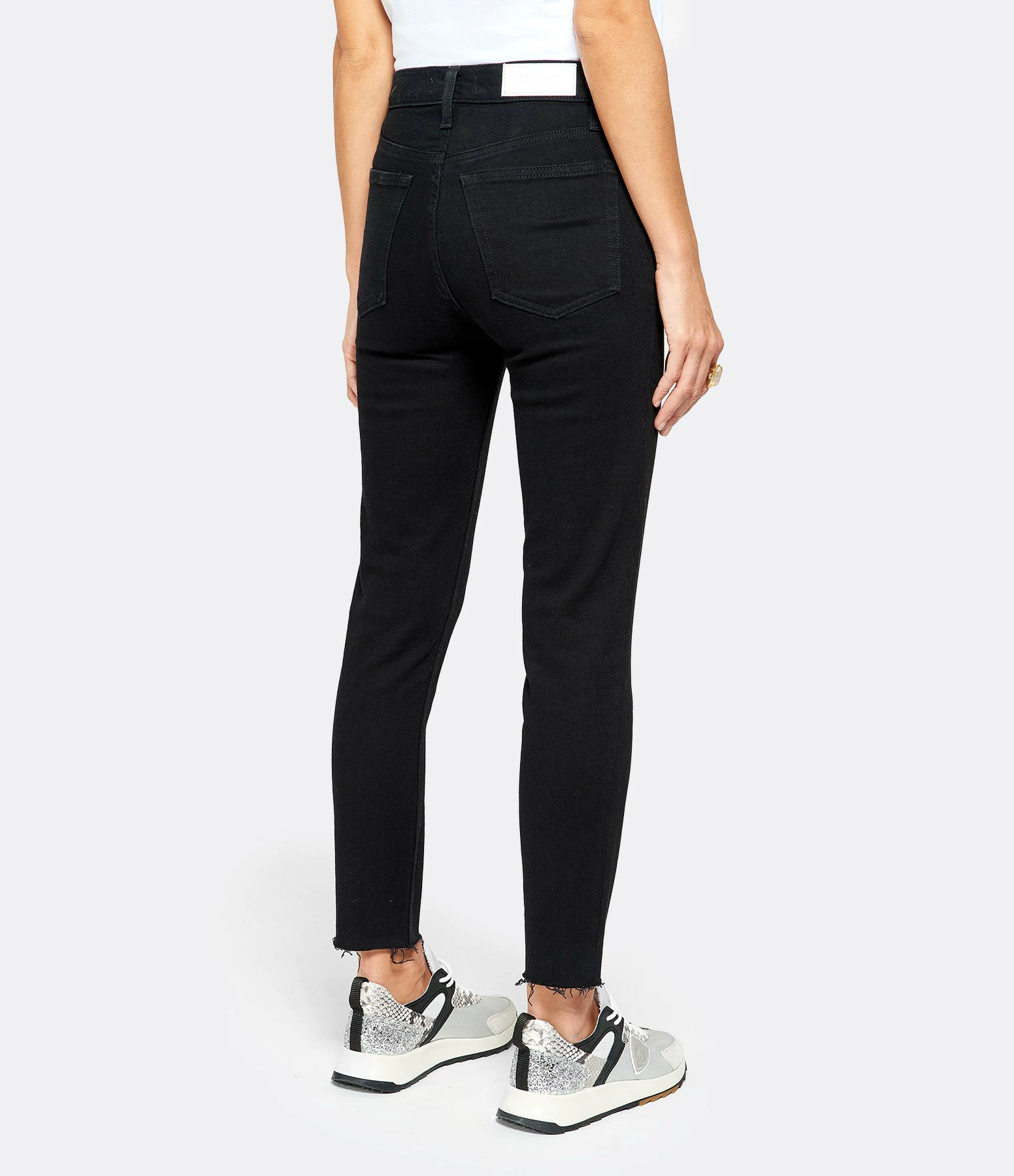 RE/DONE Jean Crop Taille Haute Noir 5 RE/DONE Jean Crop Taille Haute Noir - Image 5