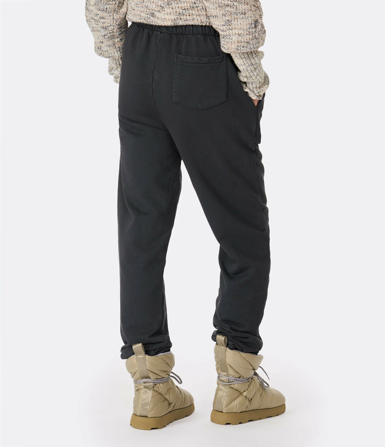 GAÏA GAÏA Jogging Loose Coton Noir Délavé 5 GAÏA GAÏA Jogging Loose Coton Noir Délavé - Image 5