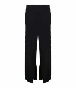MM6 MAISON MARGIELA Pantalon Jogging Large Fendu Noir, Collection Studio