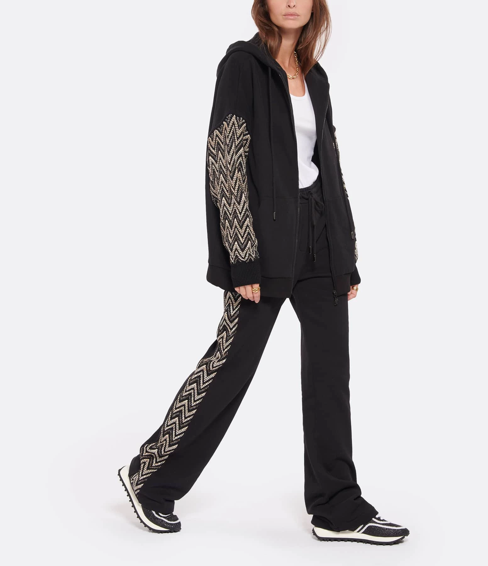 MISSONI Pantalon Large Coton Noir 6 MISSONI Pantalon Large Coton Noir - Image 6