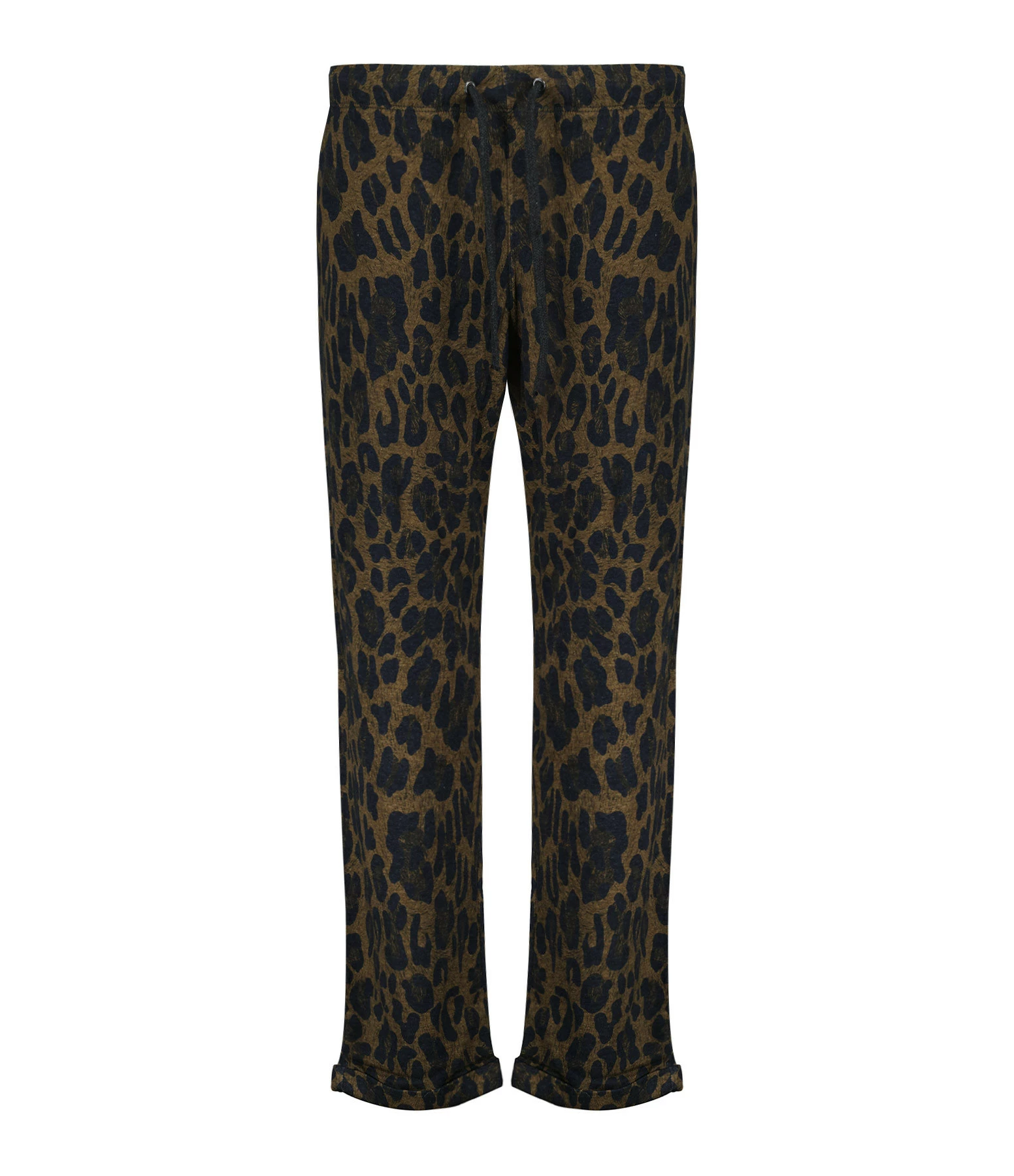 MAJESTIC FILATURES Pantalon Coton Léopard Camel 1 MAJESTIC FILATURES Pantalon Coton Léopard Camel