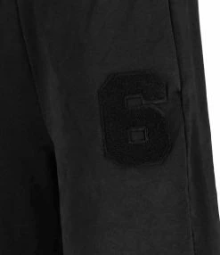 Alternative view of MM6 MAISON MARGIELA Pantalon Jogging Large Fendu Coton Noir, Collection Studio