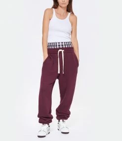 Alternative view of HALFBOY Jogging Boxer Coton Violet