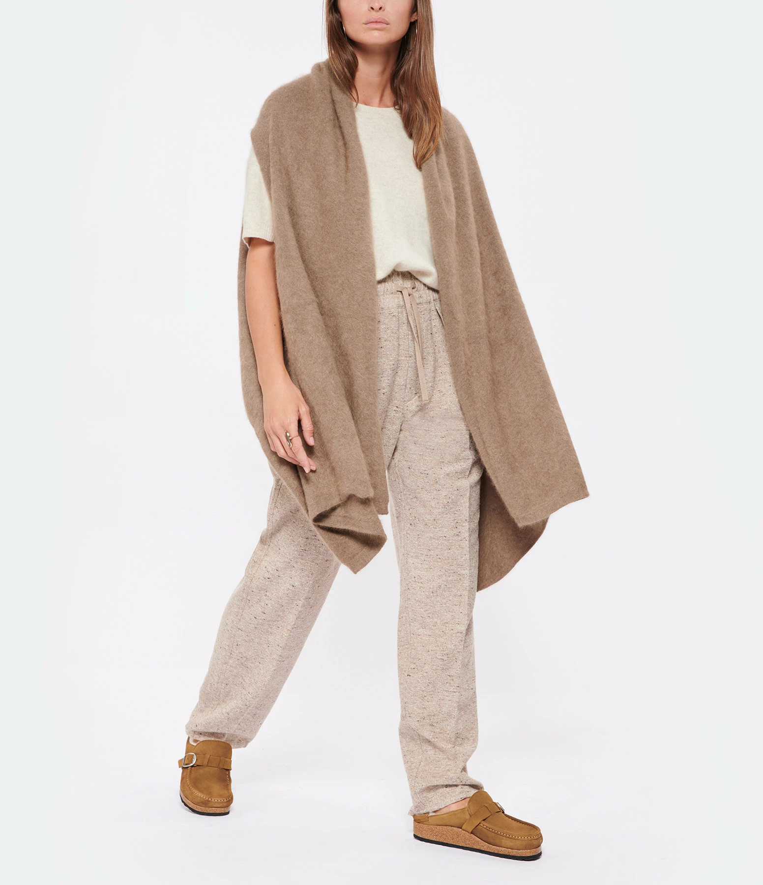 ISABEL MARANT ÉTOILE Pantalon Miroki Coton Beige 6 ISABEL MARANT ÉTOILE Pantalon Miroki Coton Beige - Image 6