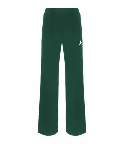 GOLDEN GOOSE Jogging Dorotea Small Star Vert Blanc