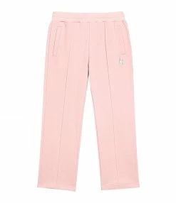 GOLDEN GOOSE Jogging Enfant Star Coton Rose Argenté