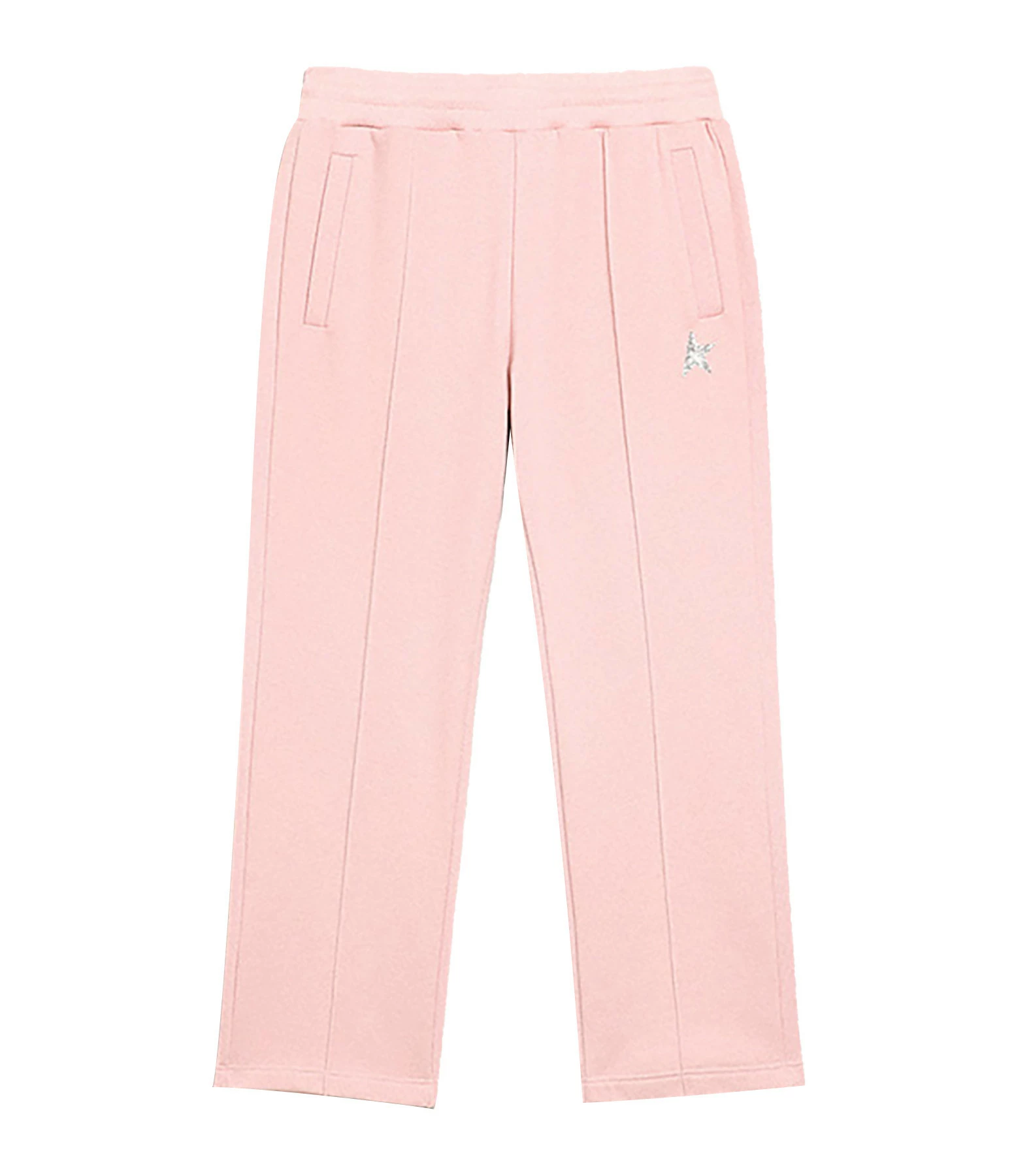 GOLDEN GOOSE Jogging Enfant Star Coton Rose Argenté 1 GOLDEN GOOSE Jogging Enfant Star Coton Rose Argenté
