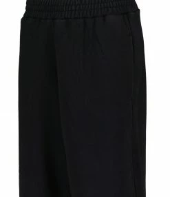 Alternative view of MM6 MAISON MARGIELA Pantalon Jogging Large Fendu Coton Noir