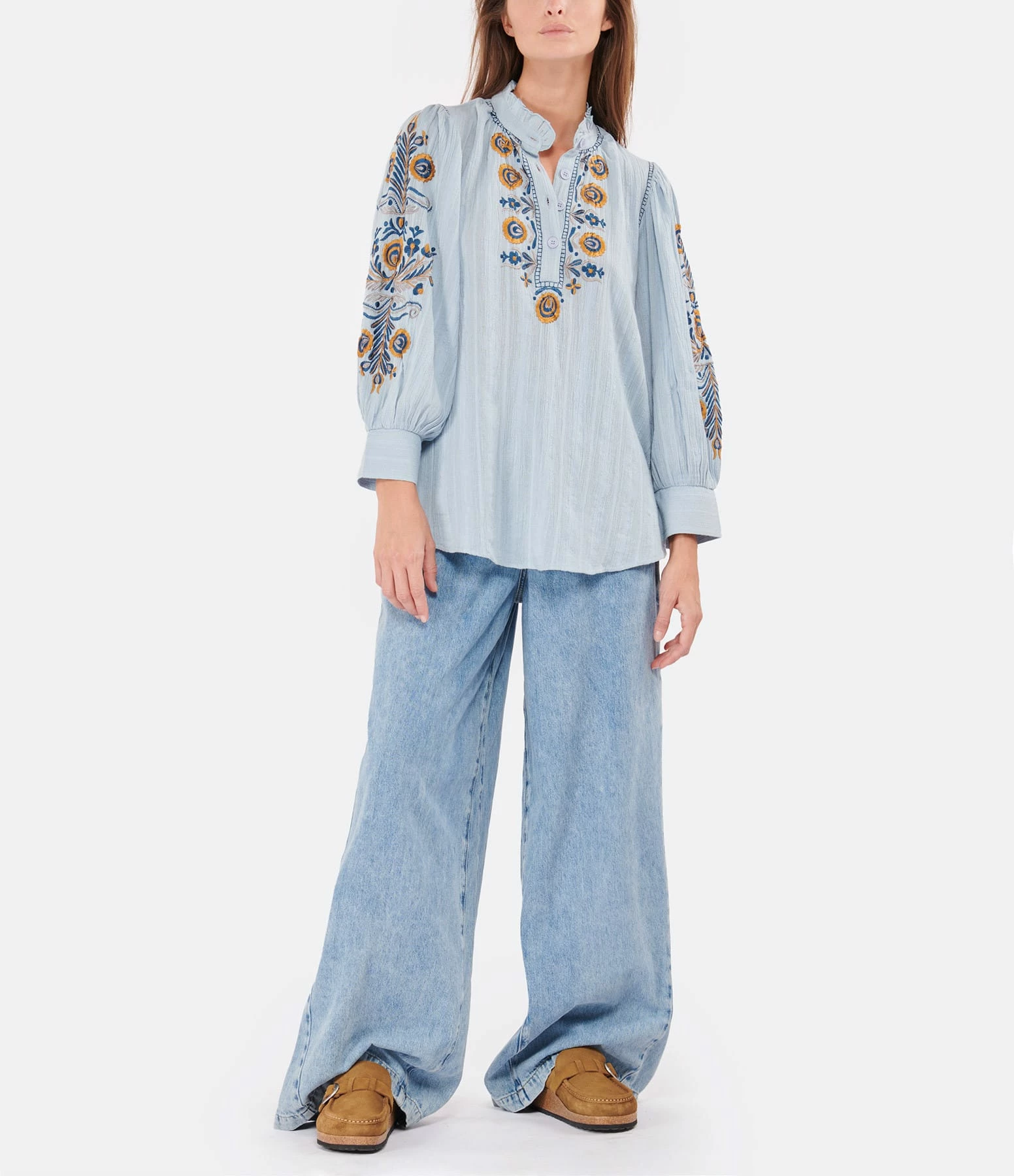 ESSENTIEL ANTWERP Jean Cress Coton Denim Cool Blue 2 ESSENTIEL ANTWERP Jean Cress Coton Denim Cool Blue - Image 2