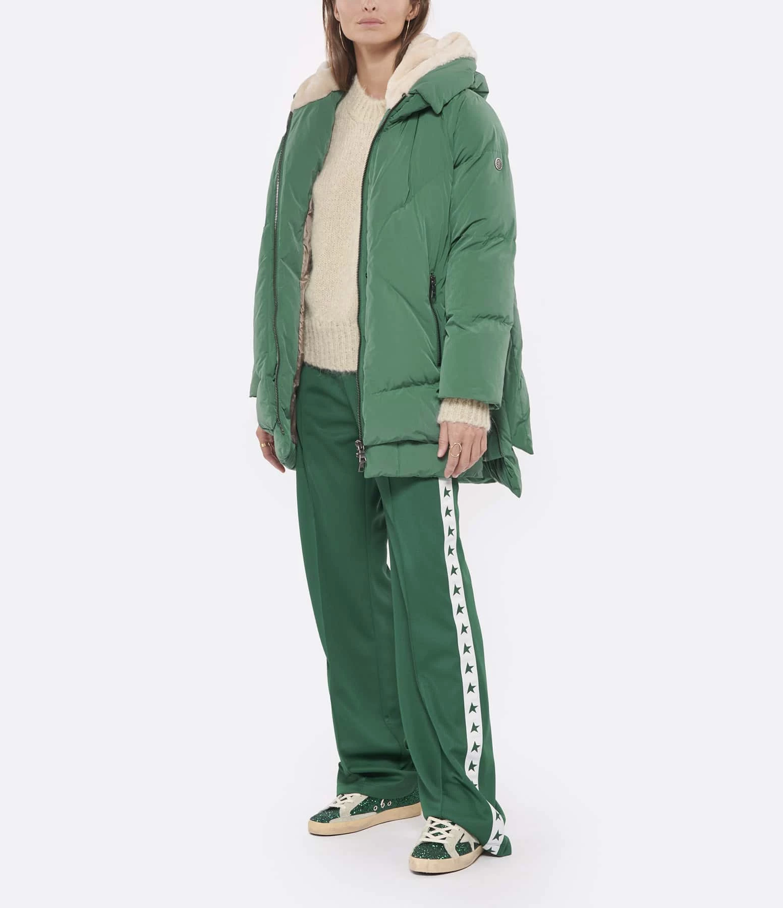 GOLDEN GOOSE Jogging Star Dorotea Vert Blanc 8 GOLDEN GOOSE Jogging Star Dorotea Vert Blanc - Image 8