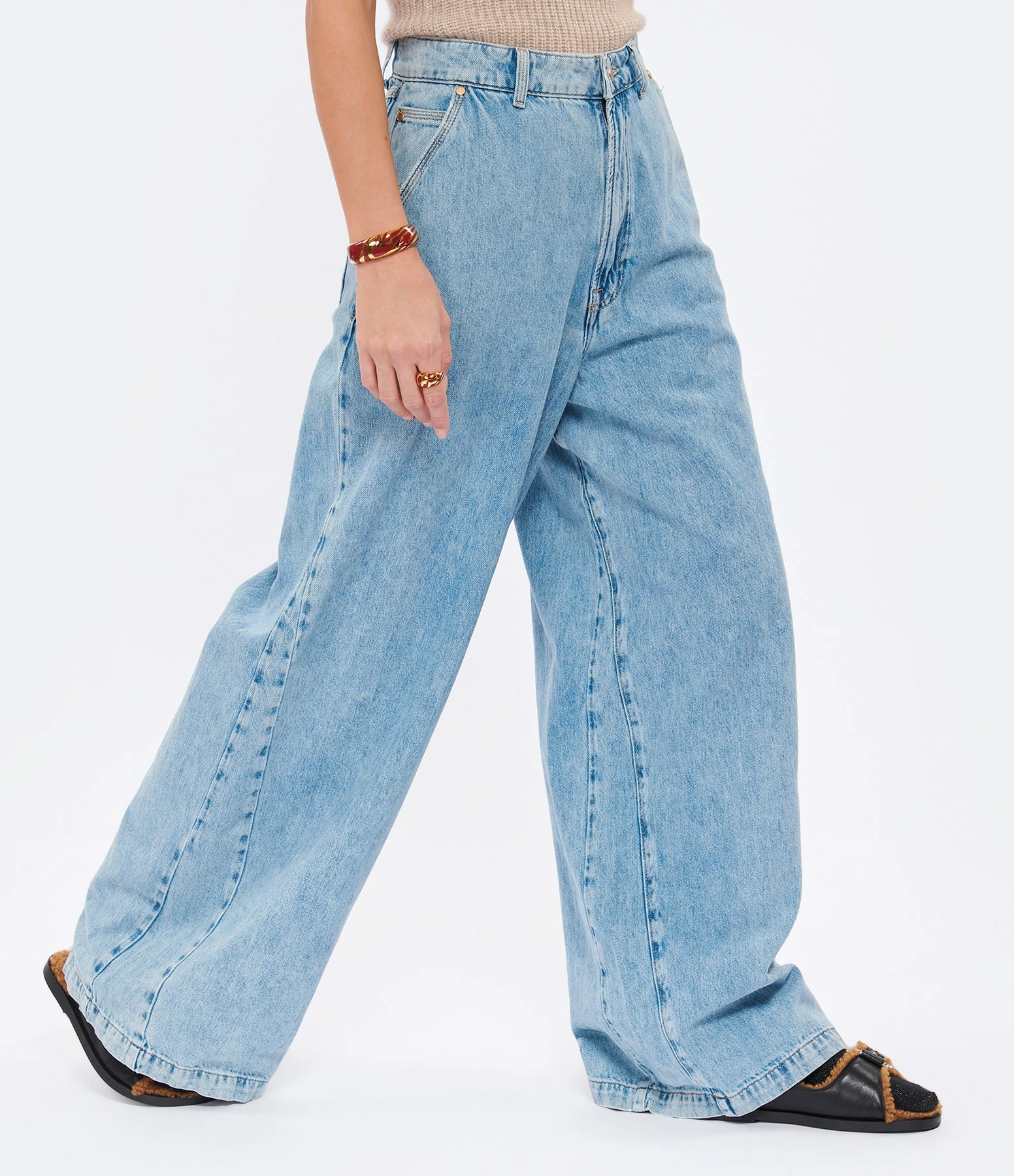 ESSENTIEL ANTWERP Jean Cress Coton Denim Cool Blue 3 ESSENTIEL ANTWERP Jean Cress Coton Denim Cool Blue - Image 3