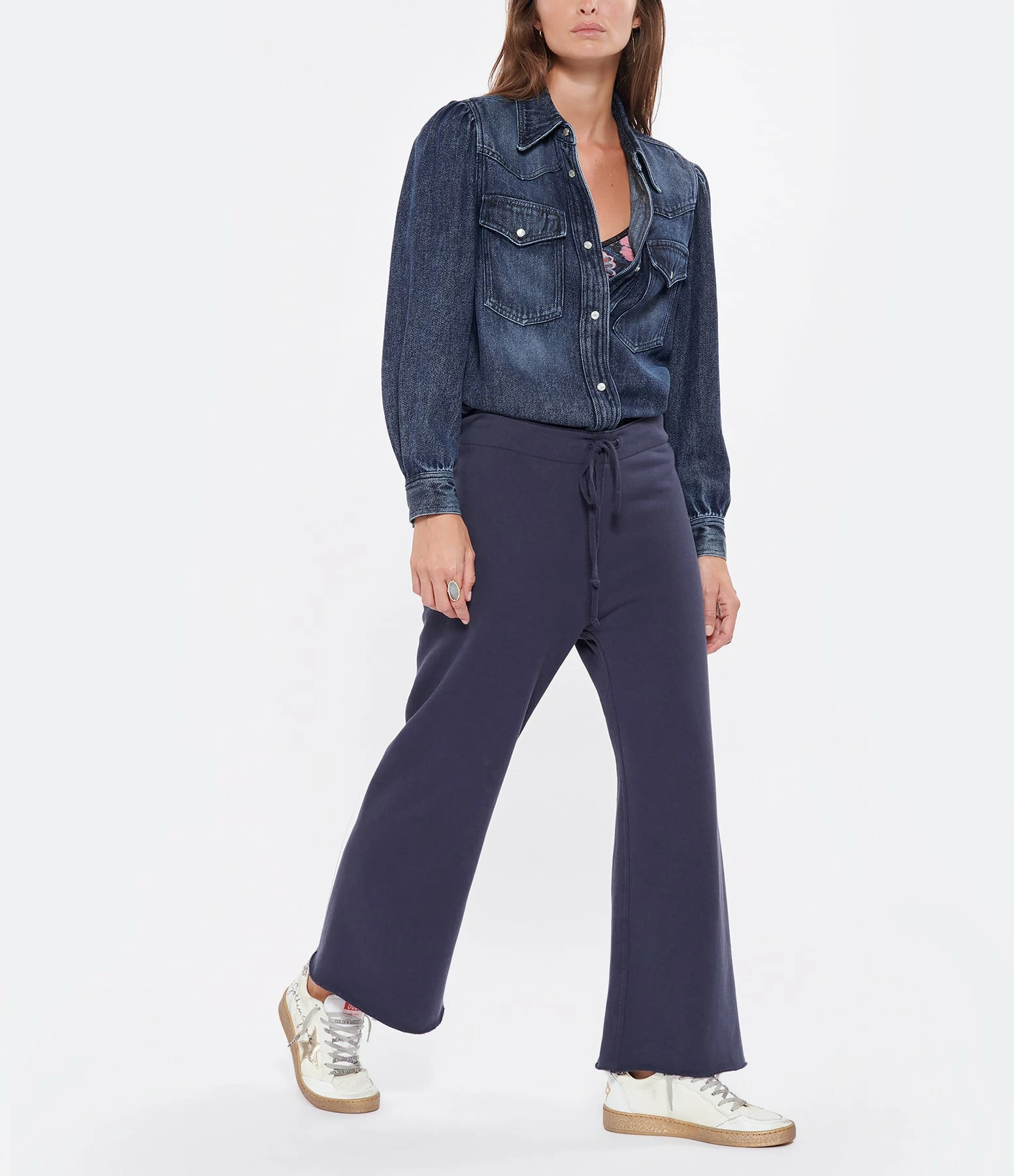 NILI LOTAN Jogging Kiki Coton Bleu Marine 6 NILI LOTAN Jogging Kiki Coton Bleu Marine - Image 6