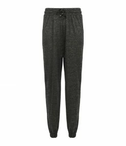 BELIZA Pantalon Maille Noir Lurex