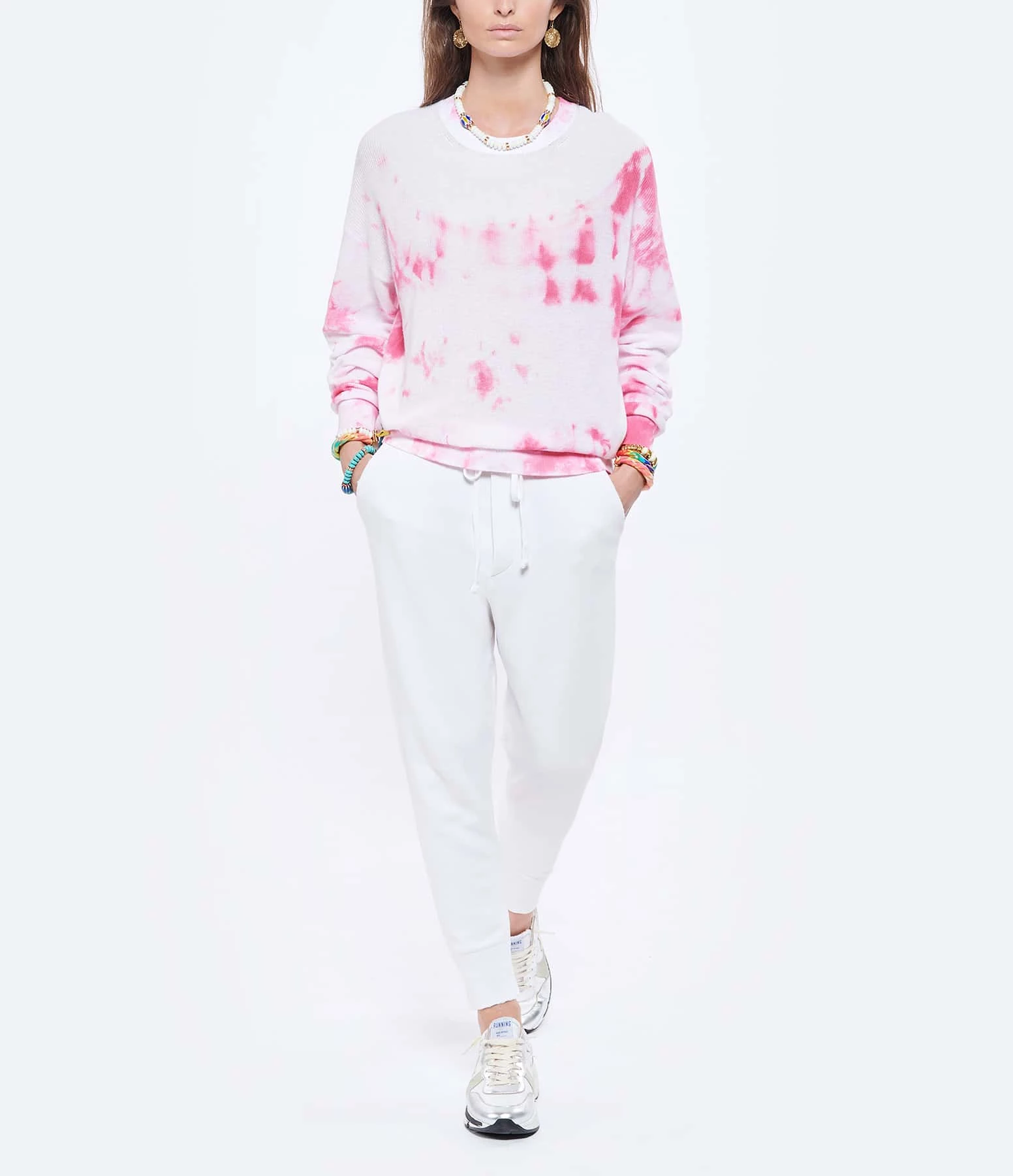 NILI LOTAN Jogging Nolan Coton Blanc Vintage 3 NILI LOTAN Jogging Nolan Coton Blanc Vintage - Image 3
