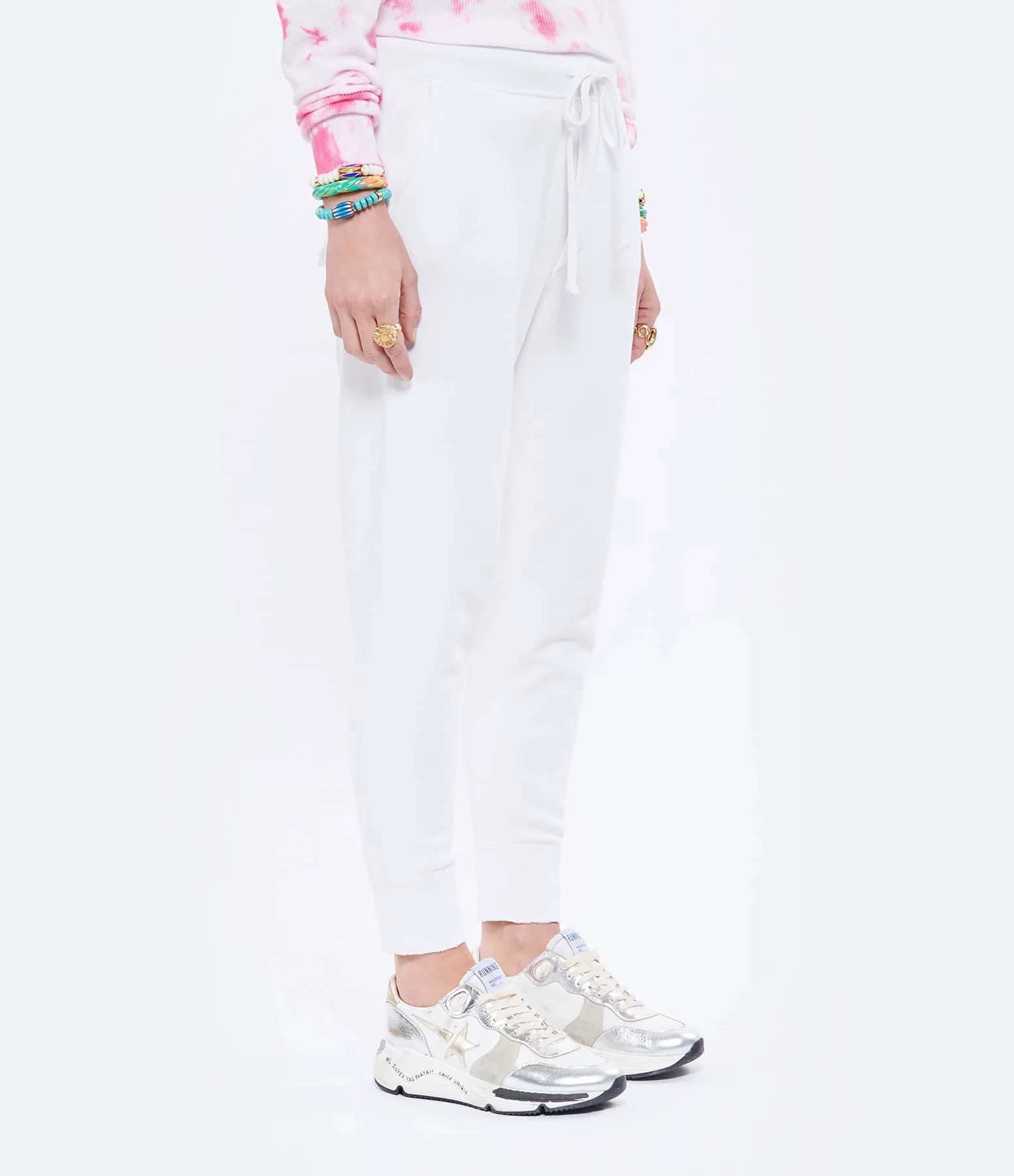 NILI LOTAN Jogging Nolan Coton Blanc Vintage 4 NILI LOTAN Jogging Nolan Coton Blanc Vintage - Image 4