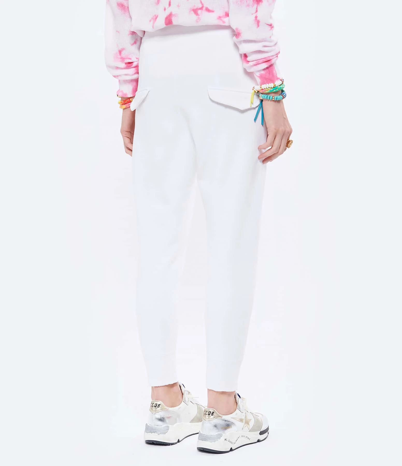 NILI LOTAN Jogging Nolan Coton Blanc Vintage 5 NILI LOTAN Jogging Nolan Coton Blanc Vintage - Image 5