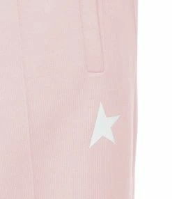 Alternative view of GOLDEN GOOSE Jogging Dorotea Étoile Coton Rose