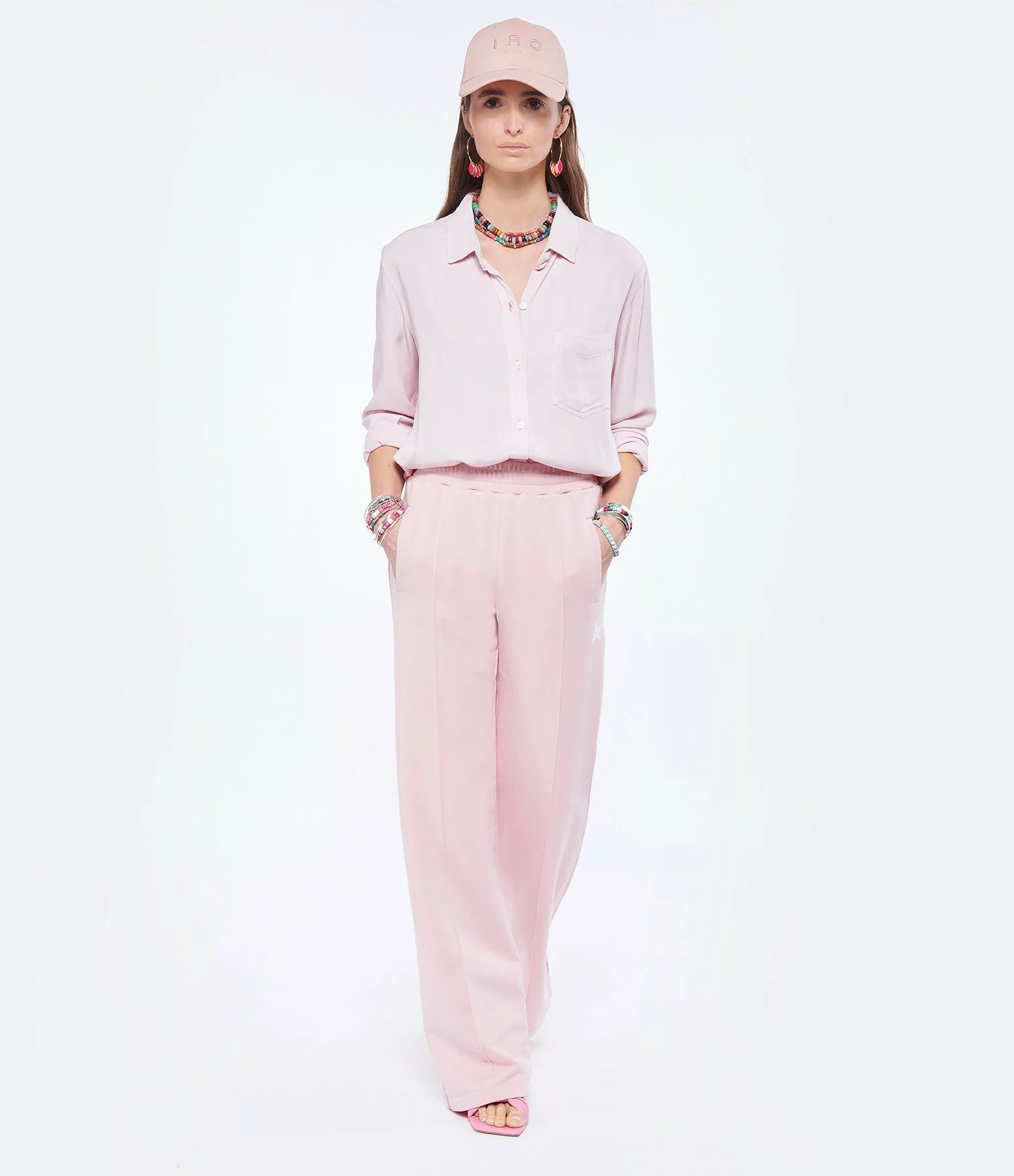 GOLDEN GOOSE Jogging Dorotea Étoile Coton Rose 3 GOLDEN GOOSE Jogging Dorotea Étoile Coton Rose - Image 3