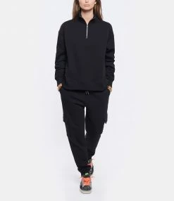 Alternative view of MAISON STANDARDS Jogging Cassy Coton Noir