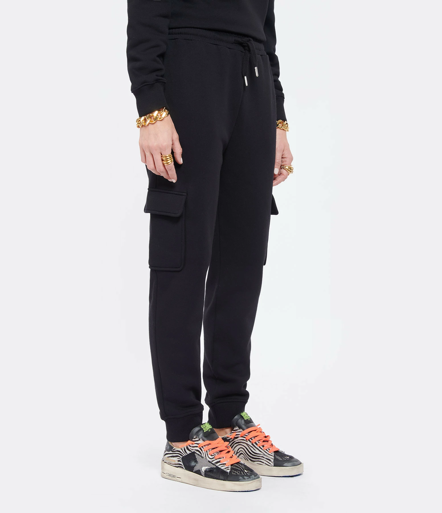 MAISON STANDARDS Jogging Cassy Coton Noir 3 MAISON STANDARDS Jogging Cassy Coton Noir - Image 3