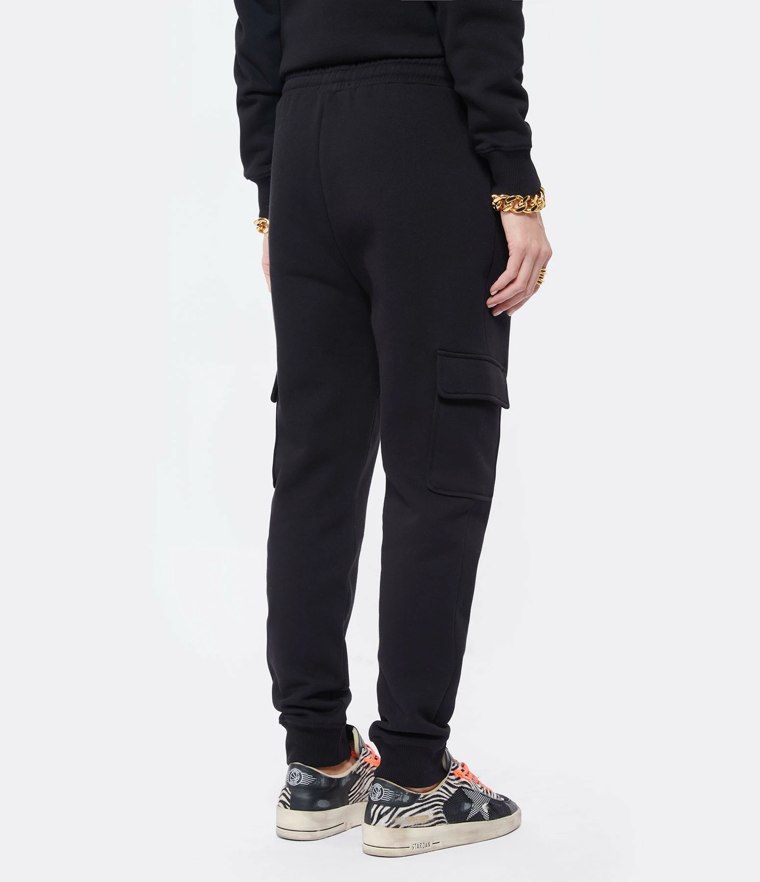 MAISON STANDARDS Jogging Cassy Coton Noir 4 MAISON STANDARDS Jogging Cassy Coton Noir - Image 4