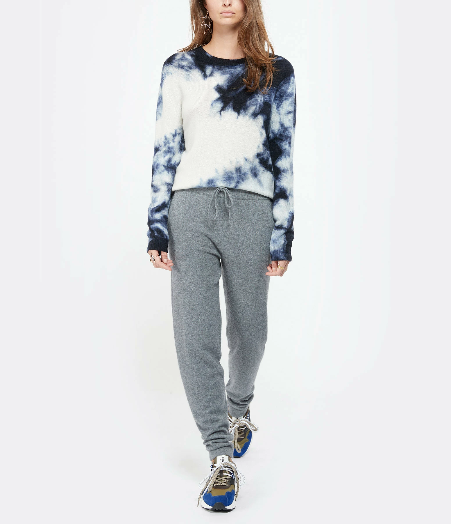 KUJTEN Jogging Joggy Cachemire Gris Flanelle 3 KUJTEN Jogging Joggy Cachemire Gris Flanelle - Image 3