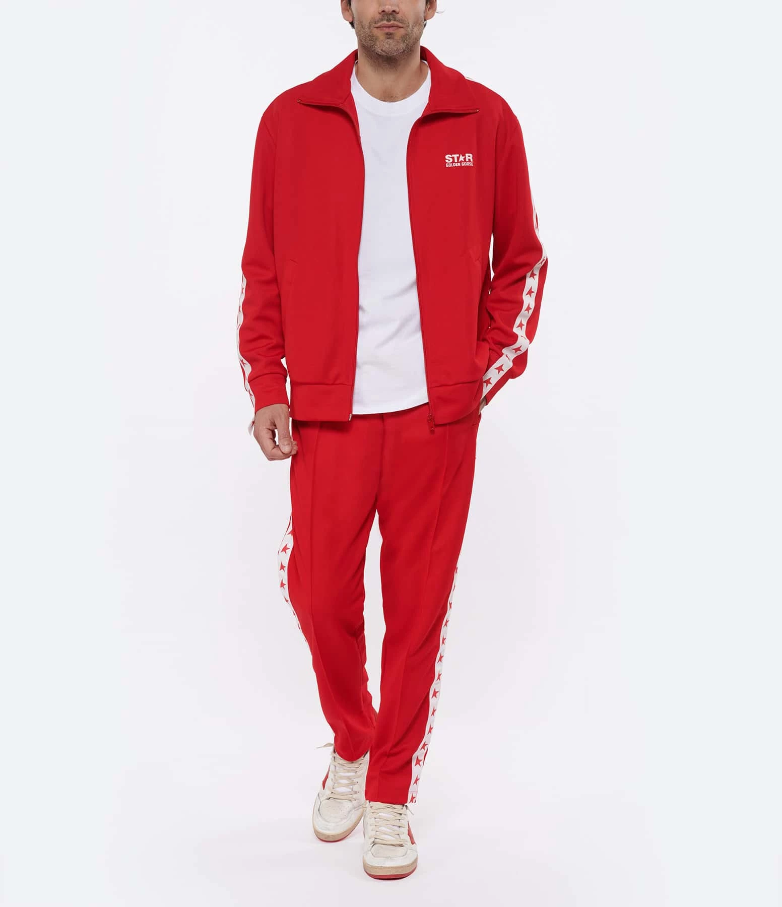 GOLDEN GOOSE Jogging Homme Doro Étoile Rouge 4 GOLDEN GOOSE Jogging Homme Doro Étoile Rouge - Image 4