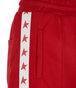 Alternative view of GOLDEN GOOSE Jogging Dorotea Étoile Rouge