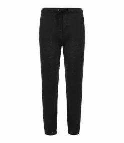 MAJESTIC FILATURES Pantalon Lin Noir