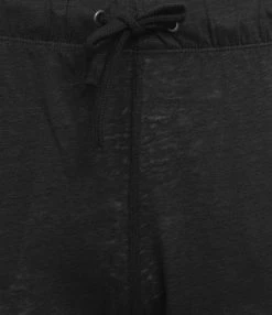 Alternative view of MAJESTIC FILATURES Pantalon Lin Noir