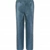 MAEVY MOUVEMENT LIBRE Pantalon Cuir Vegan Océan