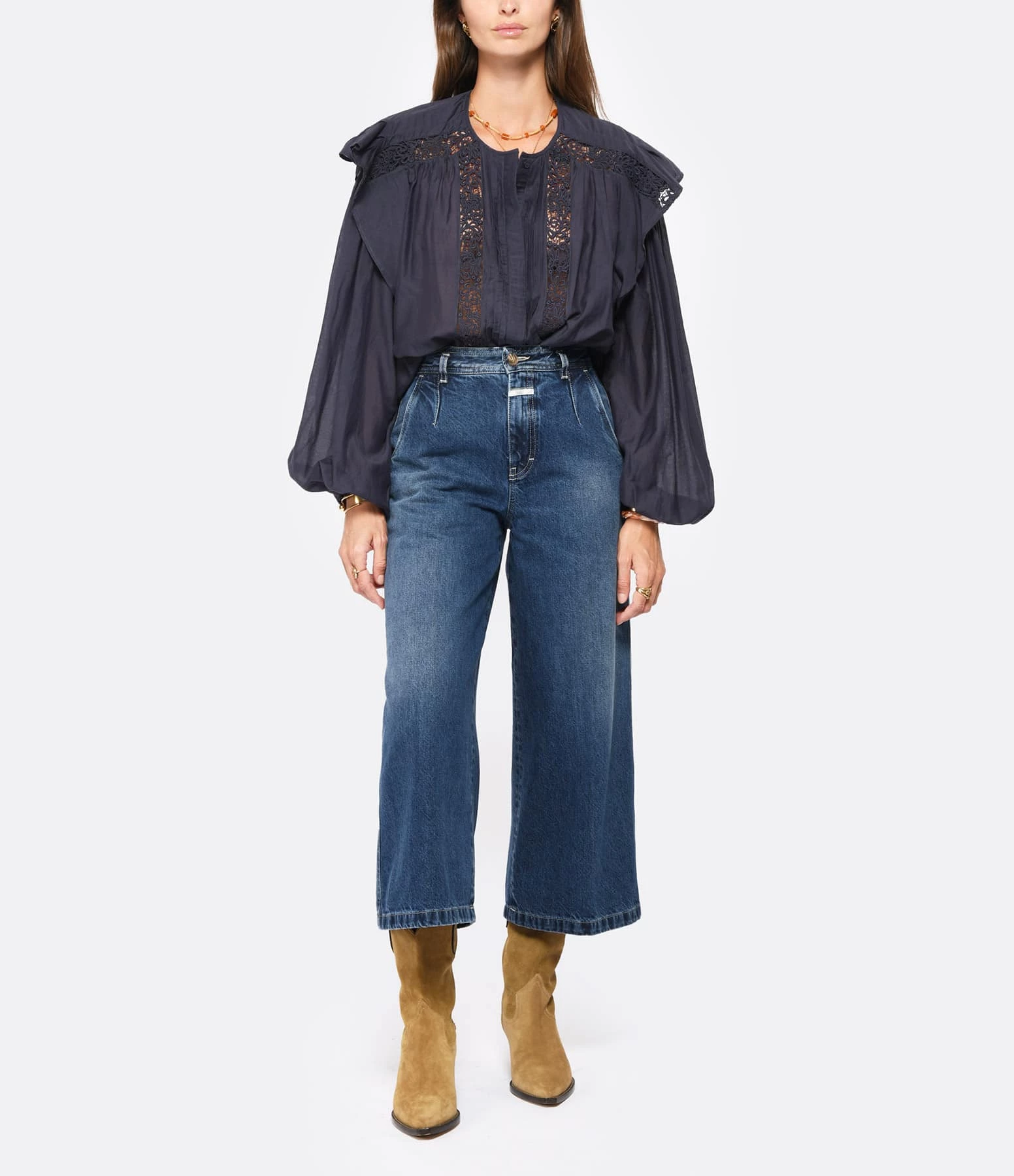 CLOSED Jean Large Court Leira Denim Bleu 6 CLOSED Jean Large Court Leira Denim Bleu - Image 6