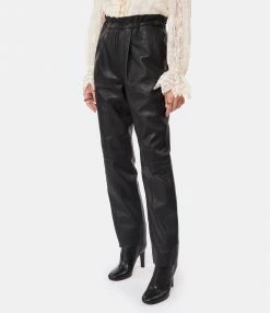 FORTE_FORTE Pantalon Cuir Noir Ombra 8 FORTE_FORTE Pantalon Cuir Noir Ombra -Boutique UGG unnamed file 1607