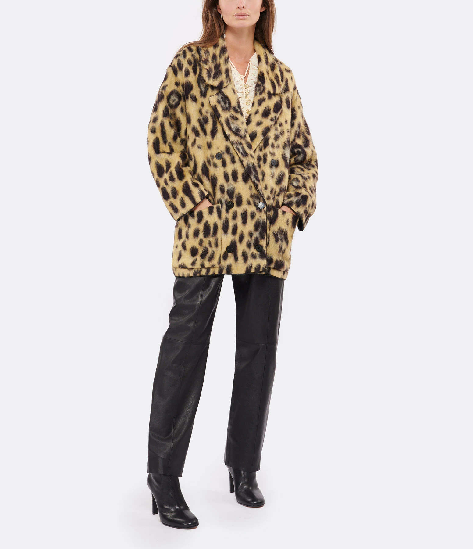 FORTE_FORTE Pantalon Cuir Noir Ombra 5 FORTE_FORTE Pantalon Cuir Noir Ombra - Image 5