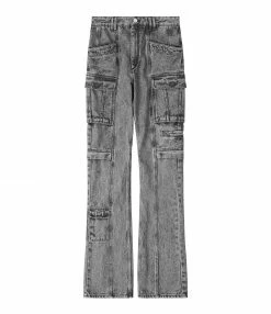 ISABEL MARANT Pantalon Vokayo Coton Gris
