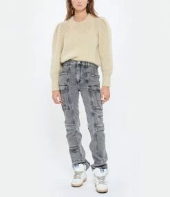 Alternative view of ISABEL MARANT Pantalon Vokayo Coton Gris