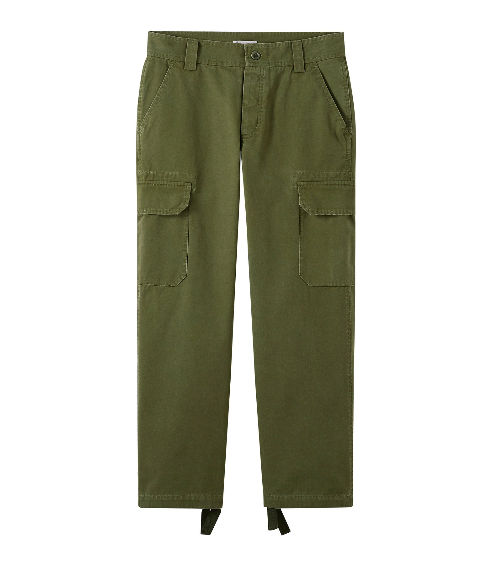 A.P.C. Pantalon Cargo Ninety Coton Kaki, Collaboration A.P.C X Jane Birkin 1 A.P.C. Pantalon Cargo Ninety Coton Kaki, Collaboration A.P.C X Jane Birkin