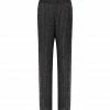 TARA JARMON Pantalon Pannacotta Noir Pailleté