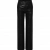 ROTATE Pantalon Droit Noir