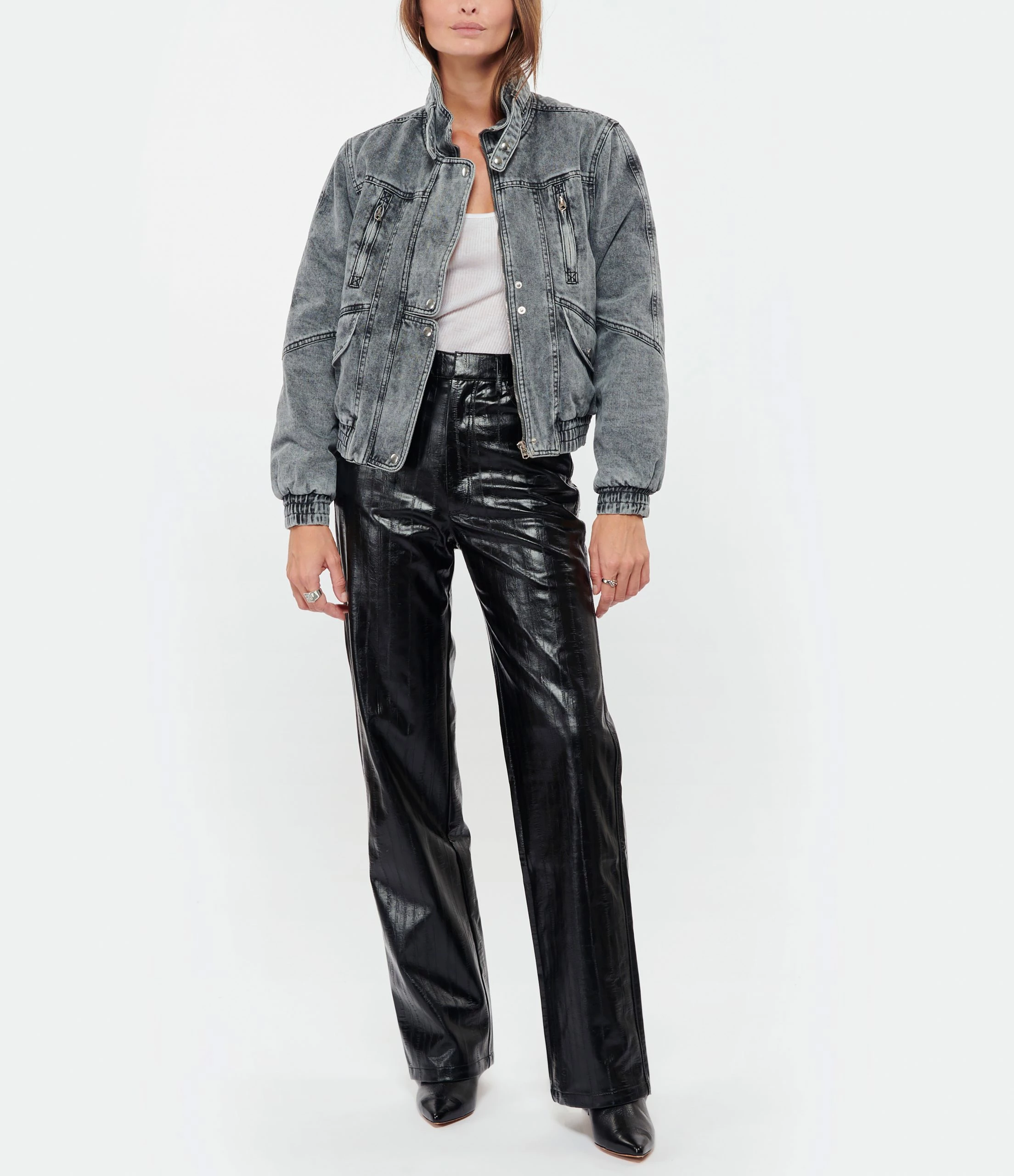 ROTATE Pantalon Droit Noir 5 ROTATE Pantalon Droit Noir - Image 5