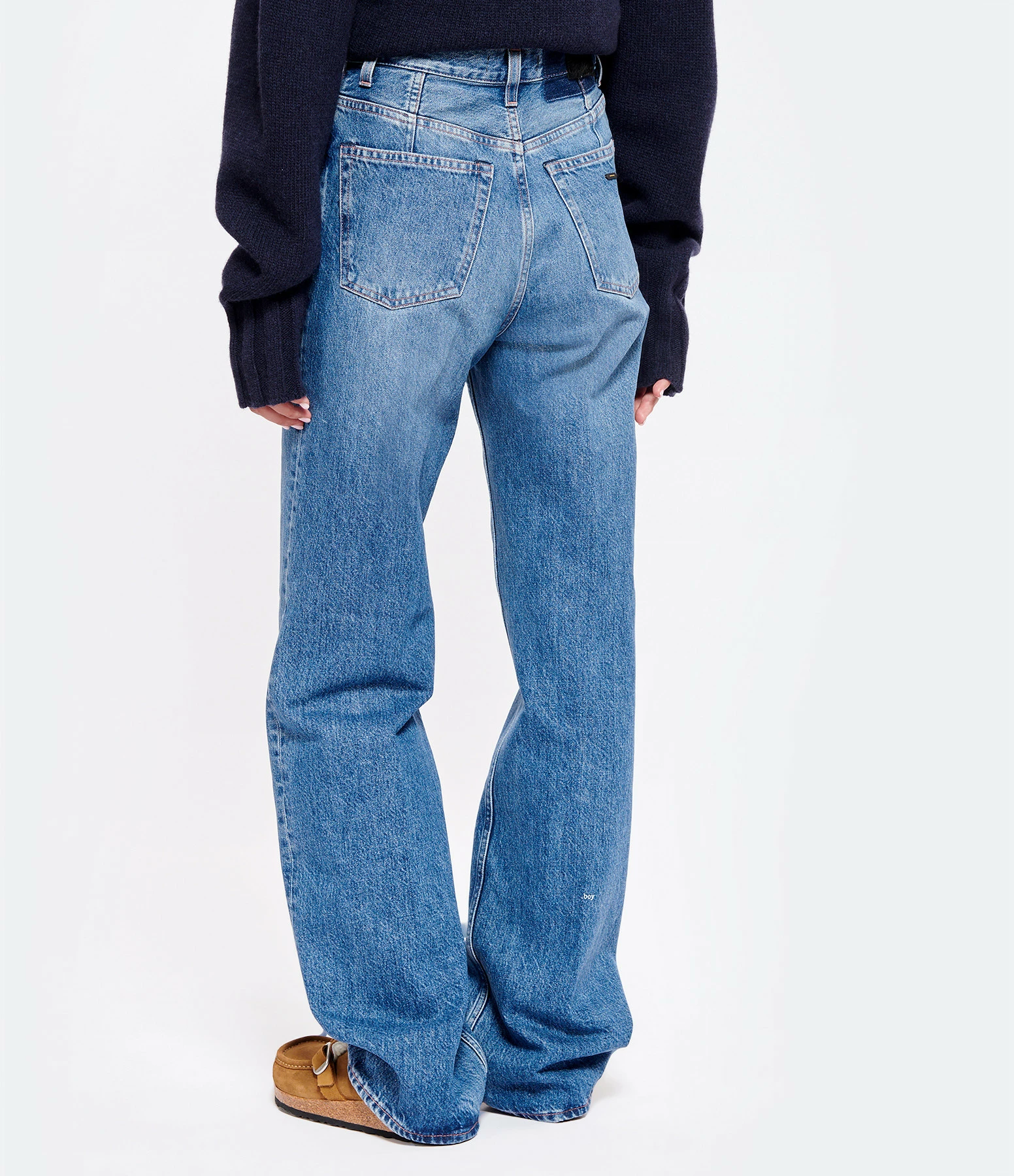 MADE IN TOMBOY Jean Jey Denim Bleu 4 MADE IN TOMBOY Jean Jey Denim Bleu - Image 4