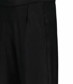 Alternative view of MAJESTIC FILATURES Pantalon Métallique Noir
