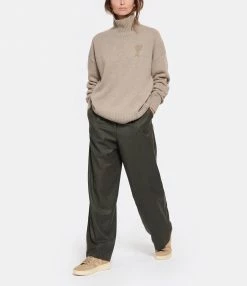 A.P.C. Pantalon Tressie Laine Kaki Chiné -Boutique UGG unnamed file 1707