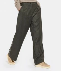 A.P.C. Pantalon Tressie Laine Kaki Chiné -Boutique UGG unnamed file 1708