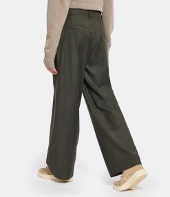 A.P.C. Pantalon Tressie Laine Kaki Chiné -Boutique UGG unnamed file 1709